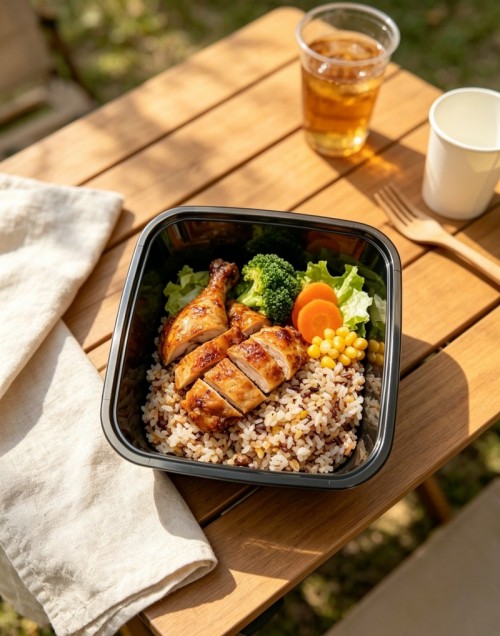 American-style PP rectangular food container