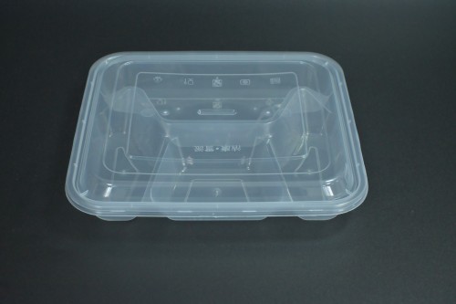 PP four-layer square lunch box