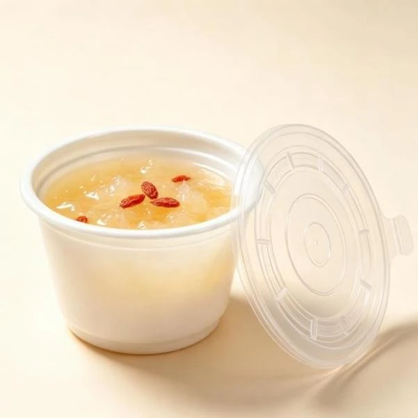 PP thermoformed flat lid (95mm diameter)