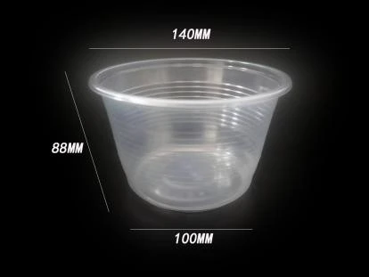 PP thermoformed lid for 250-series bowl